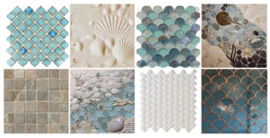 Decorative Tile with a Coastal Theme